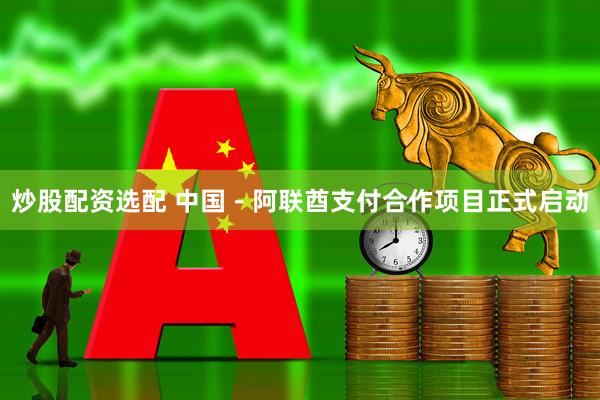 炒股配资选配 中国－阿联酋支付合作项目正式启动
